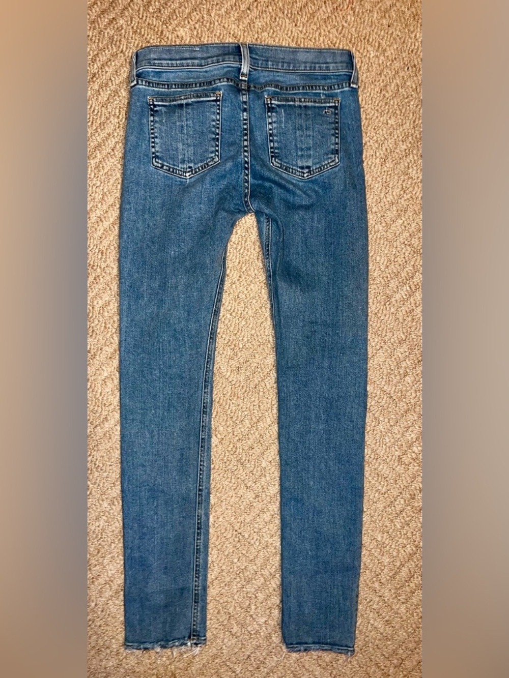 Rag & Bone skinny medium Blue Denim Jeans size 26 - Picture 6 of 11
